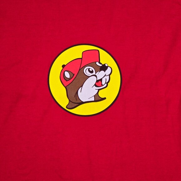 Buc-ee’s‎ 2XL Red Logo Graphic T-Shirt Texas Souvenir Beaver Gas Station Tee - Picture 7 of 7